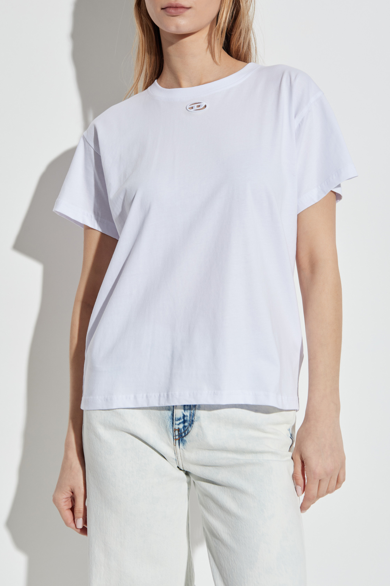 Tシャツ・カットソー DIESEL Woman T-Shirt White A17736ONIAX 100 White T-shirt 'T-MAREY' Diesel - Vitkac Italy